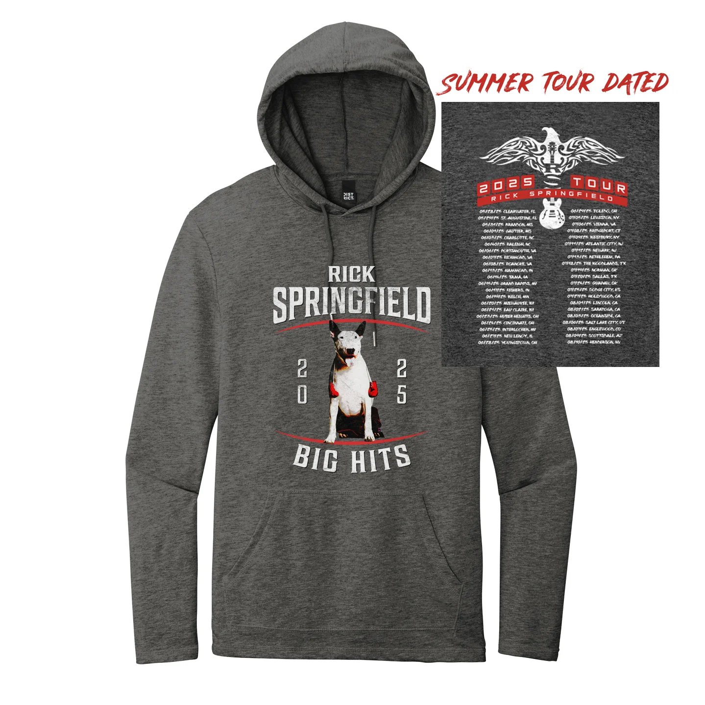 Rick Springfield “Big Hits” Hoodie – 2025 - Image 2
