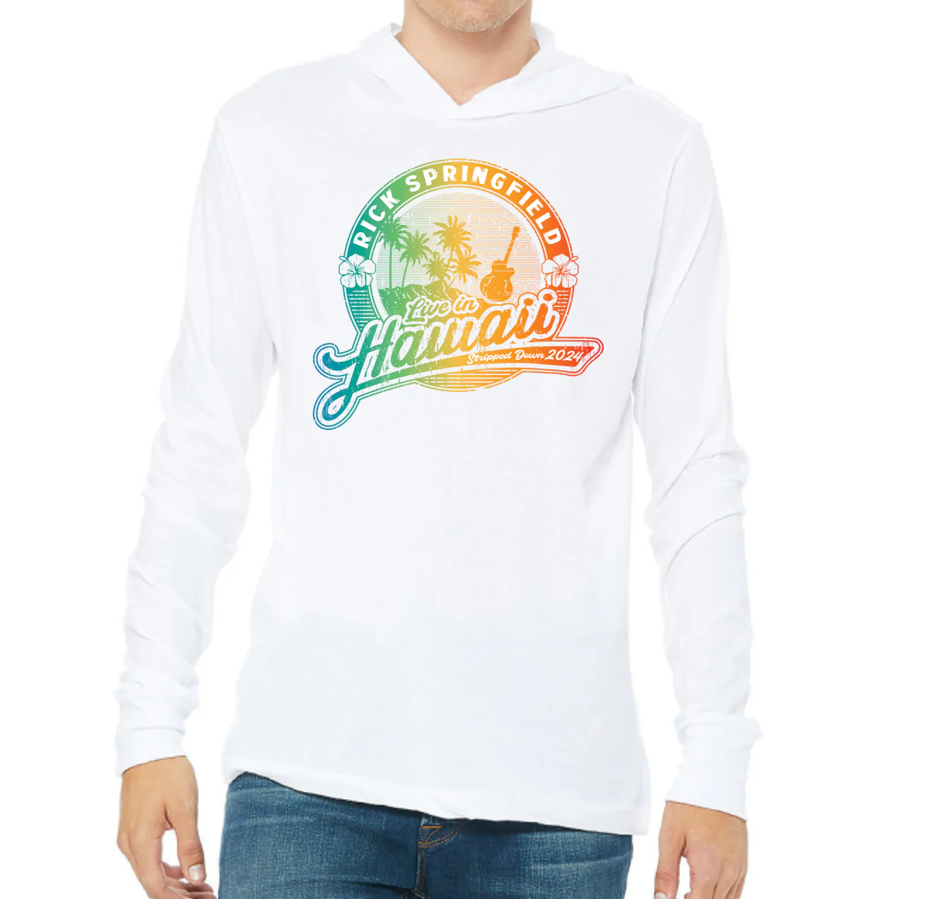 Live in Hawaii Long Sleeved Hoodie - Image 2