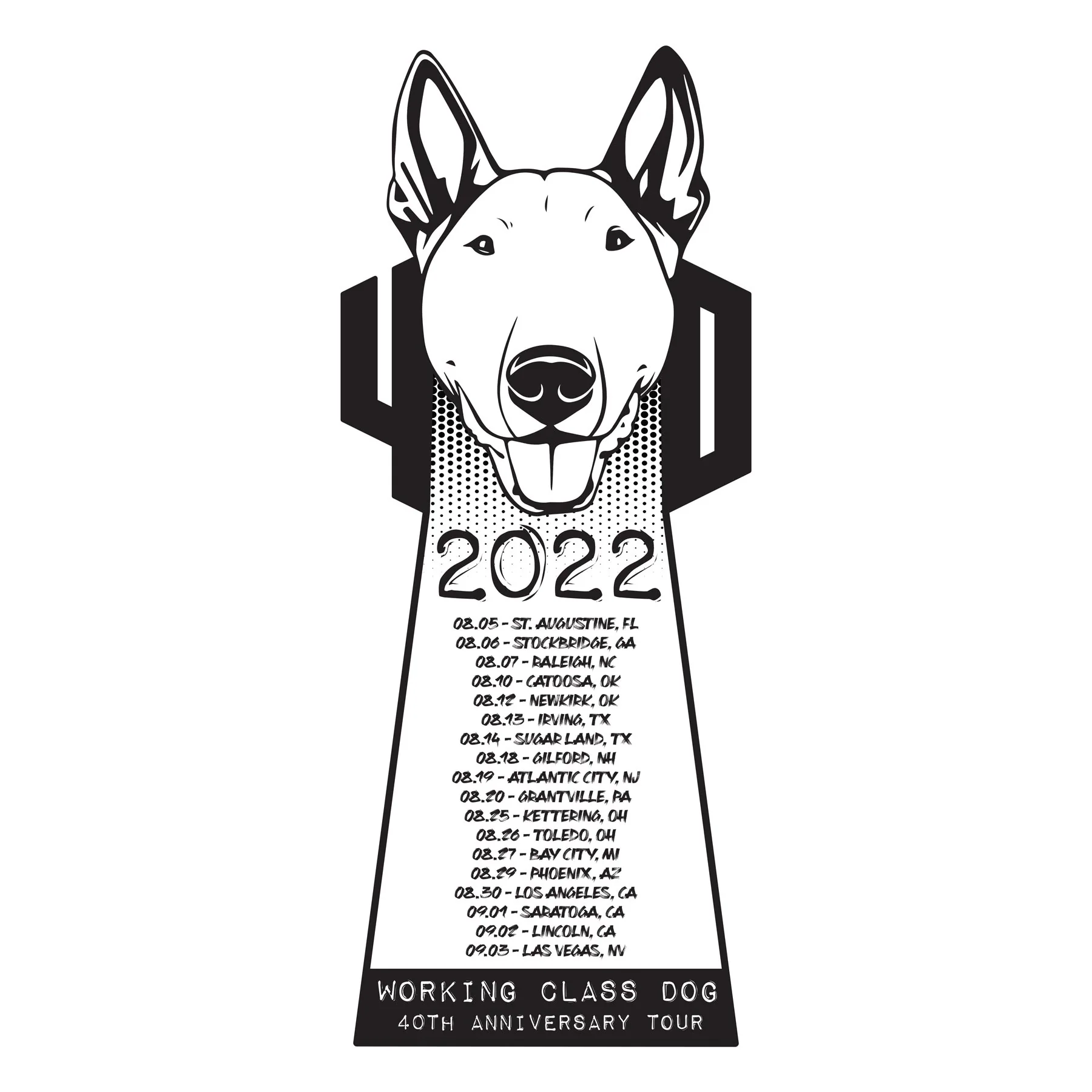 40th Anniversary Tour Long-Sleeve Shirt (SMALL) - Image 3
